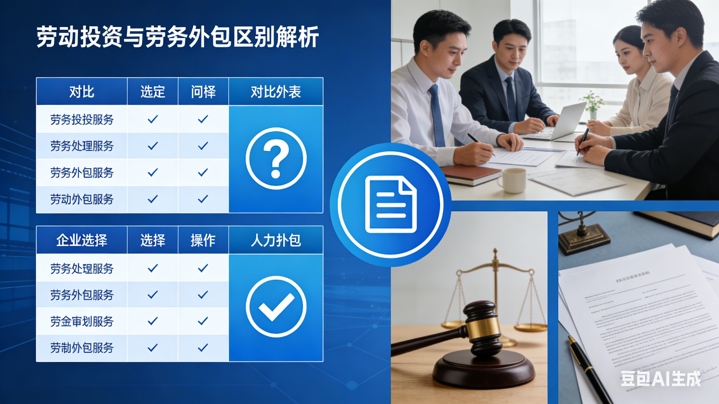 勞務(wù)派遣與勞務(wù)外包區(qū)別解析：企業(yè)如何選擇人力外包服務(wù)