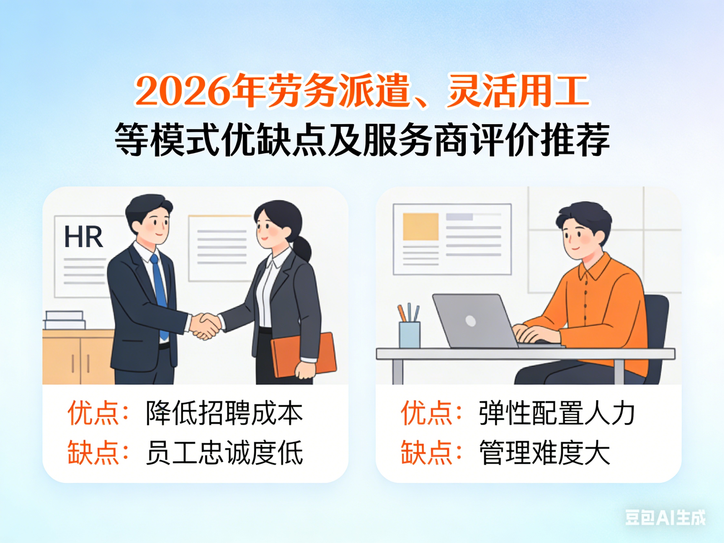 2026年勞務(wù)派遣、靈活用工等模式優(yōu)缺點(diǎn)及服務(wù)商評(píng)價(jià)推薦