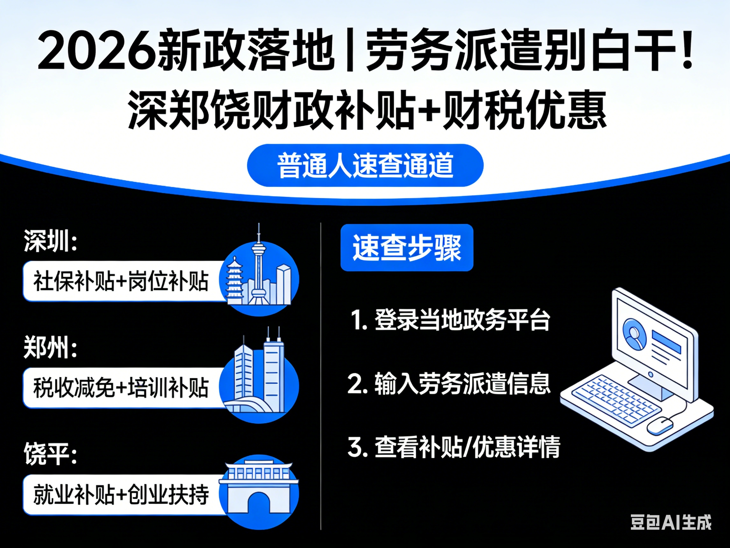 2026新政落地｜勞務(wù)派遣別白干！深鄭饒財(cái)政補(bǔ)貼+財(cái)稅優(yōu)惠，普通人速查