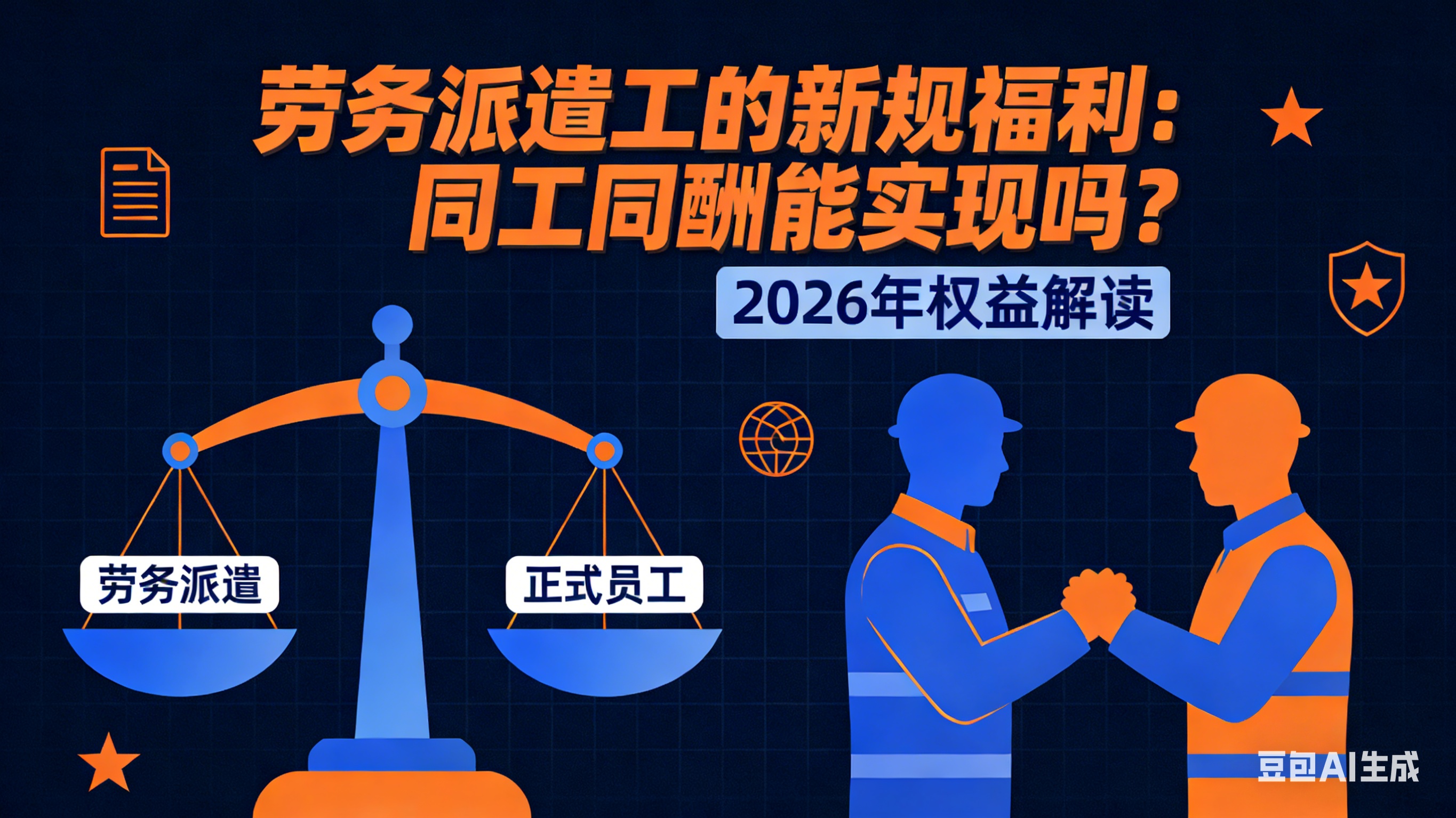 勞務(wù)派遣工的新規(guī)福利：同工同酬能實(shí)現(xiàn)嗎？2026年權(quán)益解讀