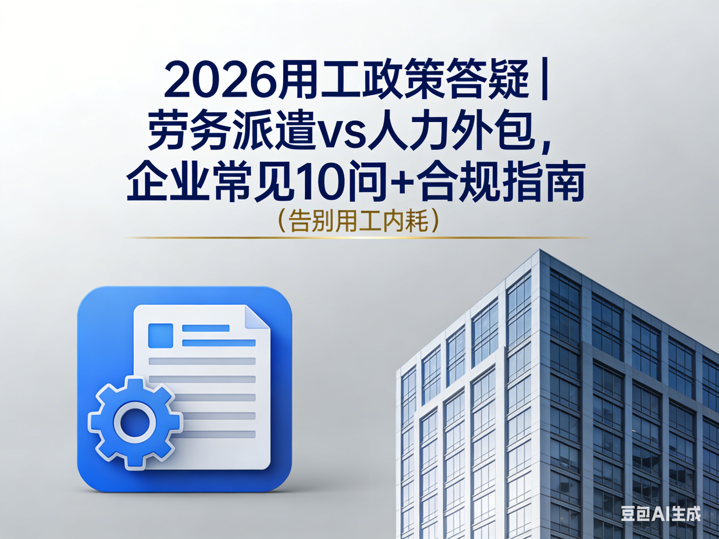 2026用工政策答疑｜勞務(wù)派遣vs人力外包，企業(yè)常見(jiàn)10問(wèn)+合規(guī)指南（告別用工內(nèi)耗）